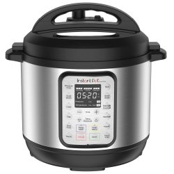 Instant Pot Duo Plus 9 合 1 电压力锅、慢炖锅、电饭煲、蒸锅、炒锅、酸奶机、保温器和消毒器，3 夸脱 不锈钢/黑色