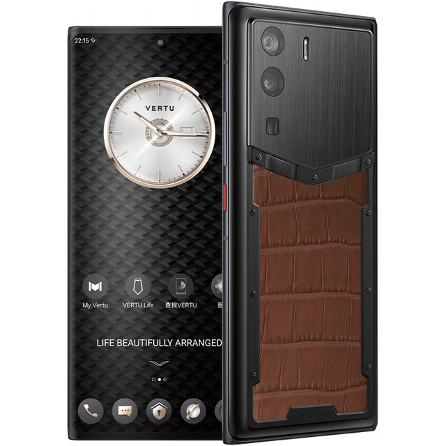VERTU 17pro AI智能体 焦糖棕小牛皮 18GB 1TB 5G手机