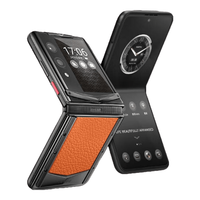 VERTU QUANTUM 量子AI智能体 曙光橙小牛皮 16GB+1TB 折叠屏手机