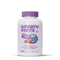 SmartyPants 儿童多维软糖 Omega-3鱼油 三种水果口味 180粒