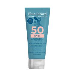BLUE LIZARD 儿童防晒霜矿物防晒乳SPF50+防水防紫外线89ml