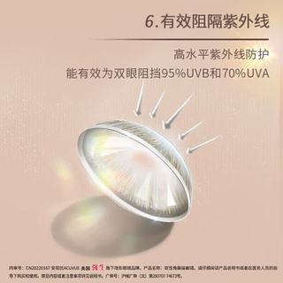 强生 安视优美瞳日抛彩色隐形眼镜 灰金炫闪 30片*5盒