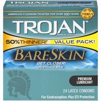 TROJAN 超薄避孕套 天然乳胶润滑型 24只装 成人情趣用品
