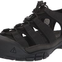 KEEN 女式 Newport H2 封闭式水凉鞋 运动凉鞋 Newport H2 封闭式水凉鞋 防水 BlackBlackBlack 尺码7