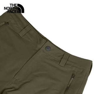 THE NORTH FACE 北面 速干裤男 凉感防泼溅吸湿宽松长裤 乌木绿 32码
