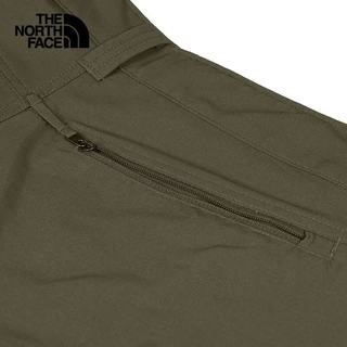 THE NORTH FACE 北面 速干裤男 凉感防泼溅吸湿宽松长裤 乌木绿 32码