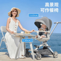宝宝好 V16-C婴儿车 高配 V16-Plus香槟金-皮蓬电镀轮