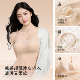 完美记忆 冰丝凉感美背聚拢文胸 2026
