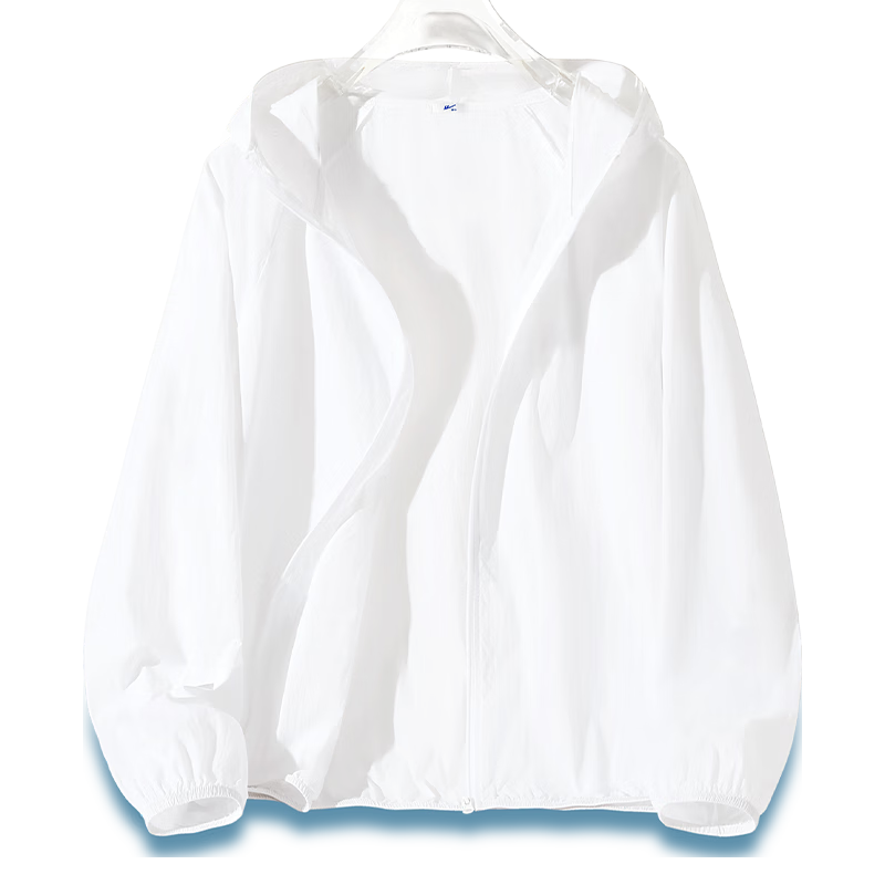 【轻薄防晒服】白色(回力圆绿)