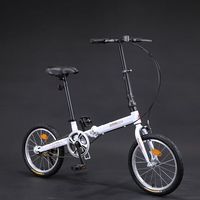 GUBPMTSHIM fnhon 16寸折叠自行车 紫色 抱闸