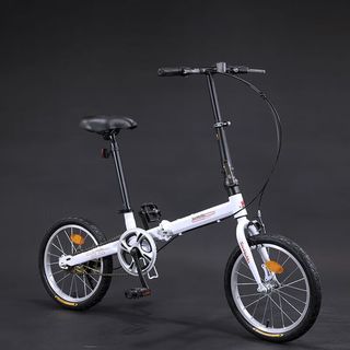 GUBPMTSHIM fnhon 16寸超轻便携折叠自行车 蓝色