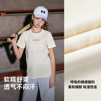 UNDER ARMOUR/安德玛 儿童短袖T恤 奶油白 130