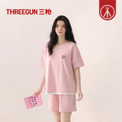 三枪 纯棉情侣家居服套装