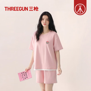 三枪 纯棉情侣家居服套装