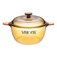 康宁餐具 VISIONS 康宁 晶彩系列 VS-2.5 汤锅 玻璃 20.5cm