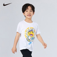 NIKE/耐克 童装男童短袖T恤 纯白色 130码