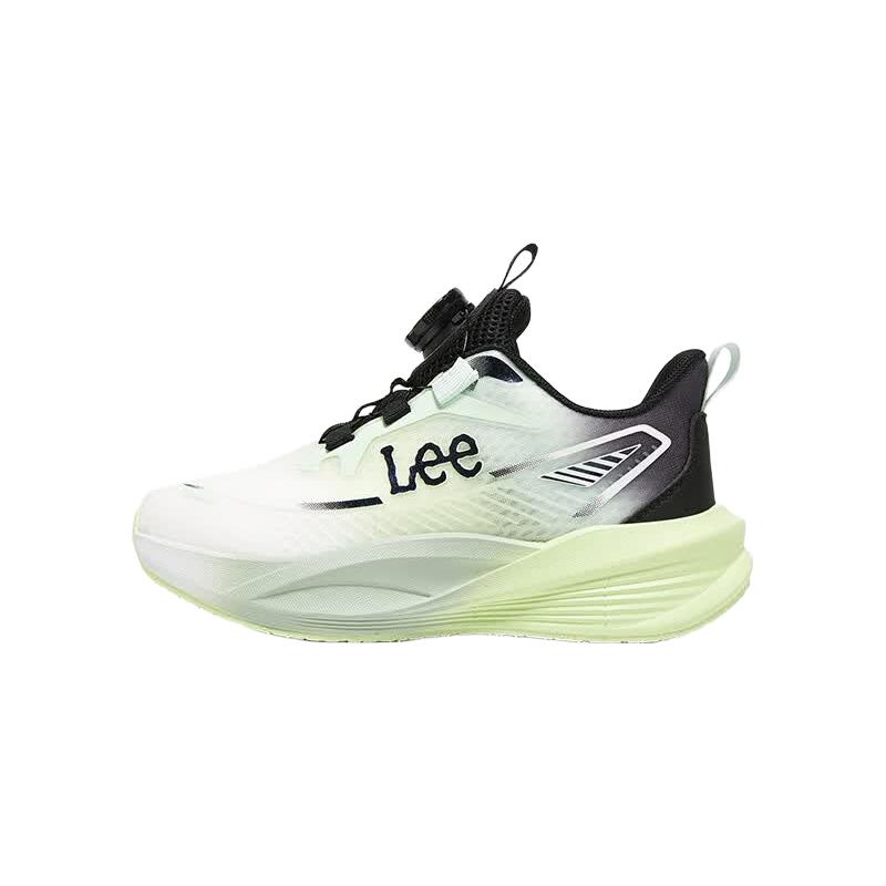 LEE KIDS 黑绿儿童运动鞋 36码 透气网面跑步鞋