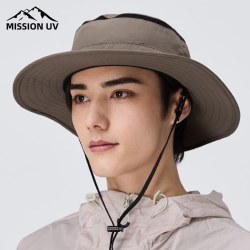 MISSION UV 男女同款防晒帽 遮阳帽 渔夫帽