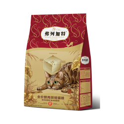 弗列加特 全价鲜肉烘焙猫粮 磷虾油美毛 鲜鸡肉配方1.5kg*6袋