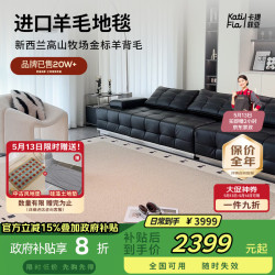 Katifia 羊毛地毯客厅轻奢进口羊毛沙发毯 3*4米 隐山