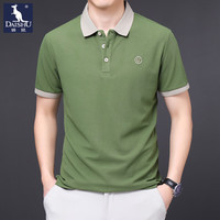 袋鼠 T205 冰丝透气 绿色 L 男士Polo衫