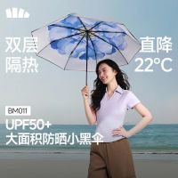 蕉下 防紫外线 太阳伞 晴雨两用伞双层三折防晒伞（4色可选）