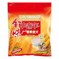 GOLDROAST/金味 7+1中老年人膳食纤维燕麦片 484g（18袋+10袋糖包）