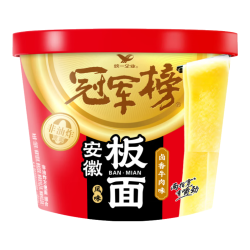 统一 冠军榜安徽板面卤香牛肉味 桶面  非油炸 方便面 泡面139g*1桶