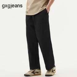 gxgjeans 男装休闲长裤 工装弯刀裤 25年春