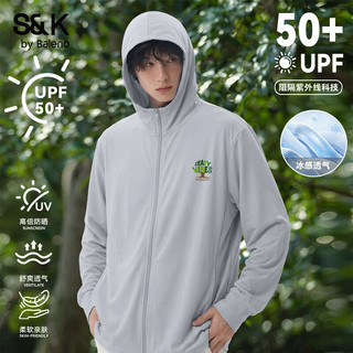 班尼路 S&K系列 UPF50+防晒衣 银灰 M