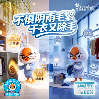 LittleSwan/小天鹅 蒸发器自清洁 热泵式烘干机