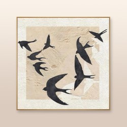 中古风客厅背景墙装饰画