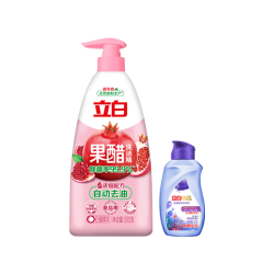 立白 大师香氛立白洗洁精果醋洗洁精立白果醋洗洁精5OOg*1+100g洗衣液