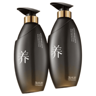 淘米匠 黑米汁滋养淘米水洗发水 500ml+修护养发乳 500ml