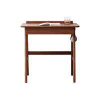 YESWOOD/源氏木语 实木书桌 现代简约北欧风 橡木 120cm*60cm*75cm 电脑桌