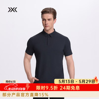 X-BIONIC XBIONIC布里兹棉感速干POLO衫男短袖Polo抗菌防晒夏季商务休闲 25787 矿物黑 2XL