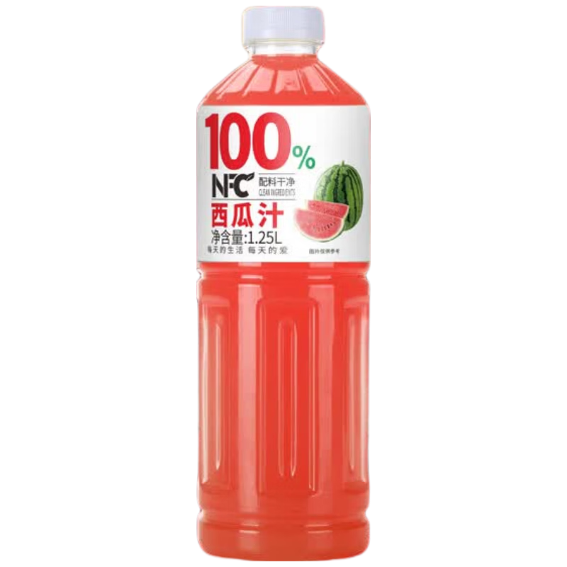食京欢 NFC西瓜汁 1.25L*2瓶