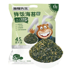 海狸先生 经典原味拌饭海苔碎芝麻 110g（10小包）