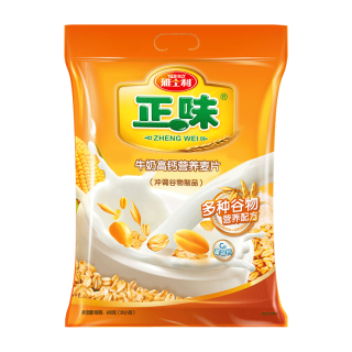 雅士利 正味牛奶高钙麦片 600g*1袋