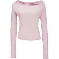 VERO MODA 莱赛尔斜肩一字肩两穿修身上衣