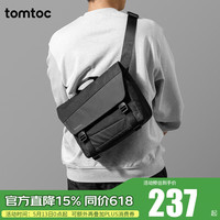 tomtoc 吉考斯工业 男士斜挎包 T27 陨墨黑 中包