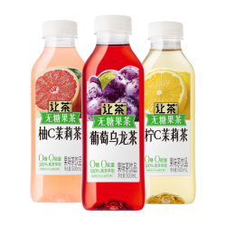 让茶 混合无糖果茶饮料3口味0糖0脂肪烧烤饮品清爽500ml*12瓶整箱装