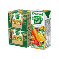 可果美 野菜生活100橙风味果蔬汁 200ml*24盒