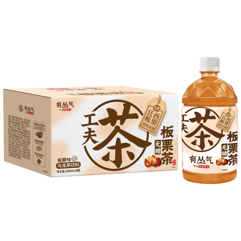 有丛气 无糖板栗味乌龙茶饮料 520mL*15瓶