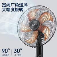 移动端、京东百亿补贴：华生 电风扇/落地扇/金属铝叶风扇/家用办公电扇/大风量低噪省电立式电风扇交流定频风扇