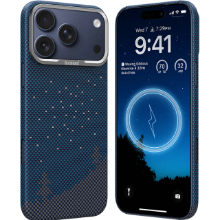 memumi/麦麦米 iPhone 17 Pro Max 磁吸凯夫拉超薄碳纤维纹手机壳