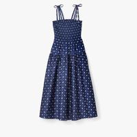 Kate Spade 520礼物品牌自营时尚轻奢平开领度假吊带连衣裙
