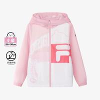 FILA 女小童（105-130）防晒服女童连帽梭织外套