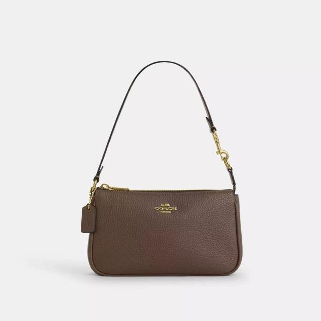COACH 【520礼物】Nolita19牛皮手提腋下麻将包真皮女包