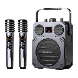 山水 HS02 K歌一体 蓝牙音箱 话筒